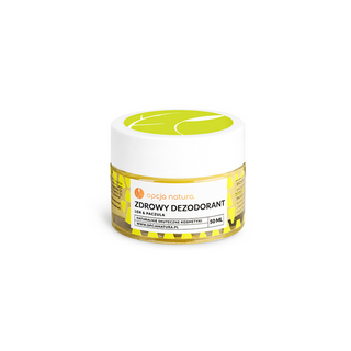 Natūralus dezodoranto kremas - sveikas linų ir pačiulų dezodorantas Natura Option - 1