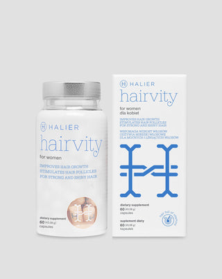 Plaukų slinkimas ir plaukų augimo tabletės moterims Hairvity Halier 60 kapsulių - 5