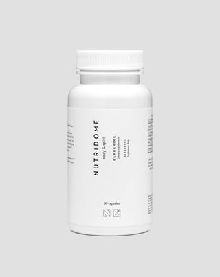 Nutridome papildai HCl cholesterolio, cukraus ir kraujospūdžio mažinimui Berberine (60 kapsulių)