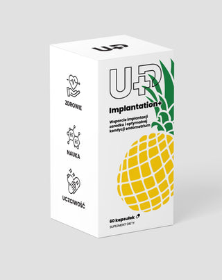 Papildas UP Implantation+ moterims, siekiančioms pastoti UP Health Pharma - 1