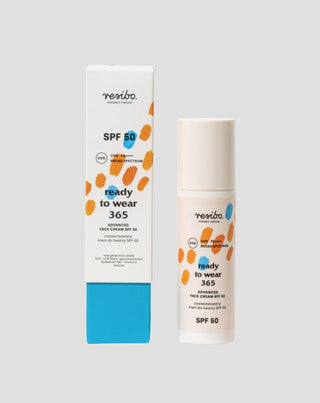 Pažangus veido kremas su SPF 50, stabdantis odos senėjimą Paruoštas dėvėti 365 Resibo - 3