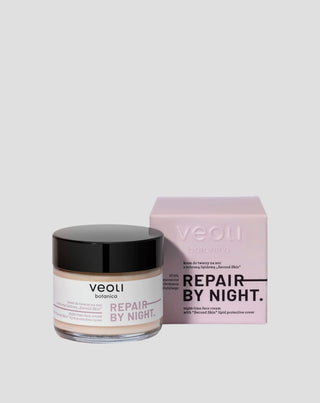 Veoli Botanica lipidų apsaugos naktinis kremas Second skin Repair by night - 1