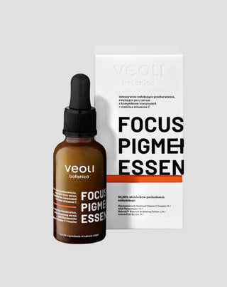Odos spalvą suteikiantis serumas su niacinamidu ir vitaminu C Focus pigmentacijos esencija Veoli Botanica - 1