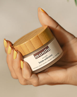 Apsauginis dieninis kremas su taukmedžio sviestu, vitaminu C ir Manilos aviečių sėklų aliejumi - 3