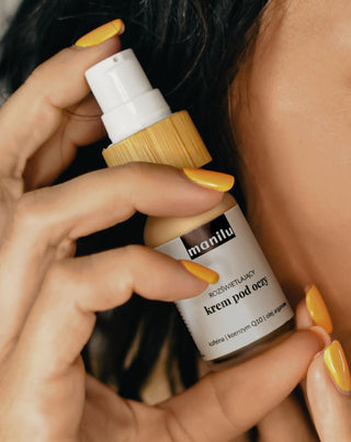 Šviesinantis dieninis ir naktinis akių kremas su kofeinu ir kofermentu Q10 Manilu - 3