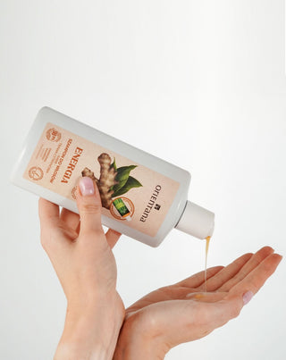 Ajurwedyjski szampon do włosów z Imbirem i trawą cytrynową Orientana - 2