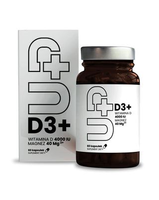 Up D3+ Vitamino D3 papildas kartu su magniu UP Health Pharma 60 kapsulių - 3