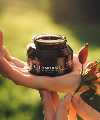 Eliksyras jaunimo veido kremas brandžiai odai 100% natūralus Opcja Natura - 2