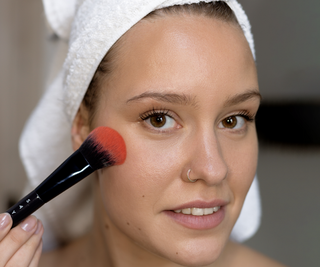 Say Makeup skaistalų arba bronzanto šepetėlis su užapvalintu galiuku Nr.9 - 2