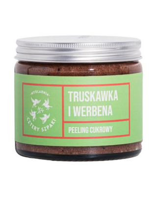 Braškių ir verbenų stangrinamasis ir švelninamasis kūno šveitiklis Mydlarnia Cztery Szpaki - 1