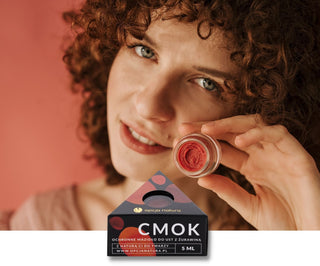 Apsauginis spanguolių lūpų linimentas Cmok Opcja Natura - 6