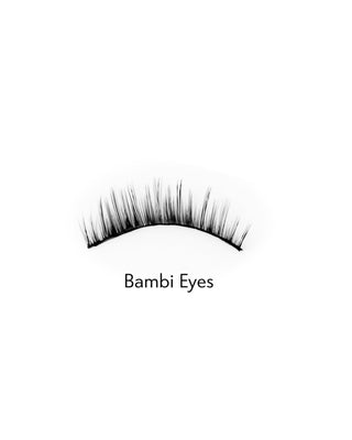 Bamm!lashes daugkartinio naudojimo 2d minkštos ir lengvos dirbtinės blakstienos ant juostelės Bambi Eyes - 2
