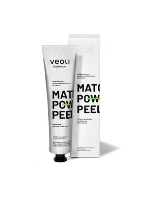 Fermentinis šveitimas su AHA 10 %, PHA 10 %, BHA Matcha power peel Veoli Botanica - 1