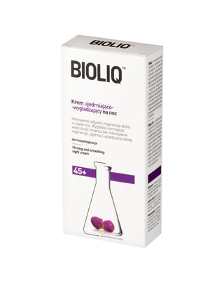 Bioliq stangrinamasis ir lyginamasis naktinis kremas 45+ - 2