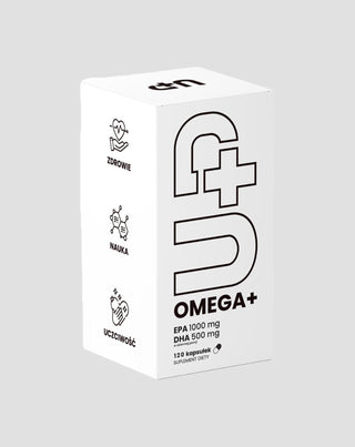 Omega+ UP nesočiųjų riebalų rūgščių papildas Omega-3 Health Pharma 120 kapsulių - 1