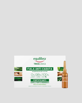 Stiprinamosios ampulės nuo plaukų slinkimo su augaliniu keratinu Equilibra 10 vnt. - 1