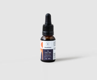 Manaya 5% CBD aliejus miegui su melatoninu Sleep