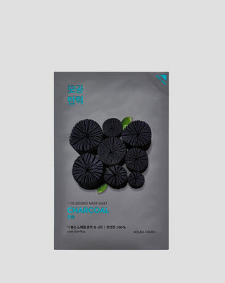 Pure Essence Holika Holika anglies ekstrakto medvilninė lakštinė kaukė - 1