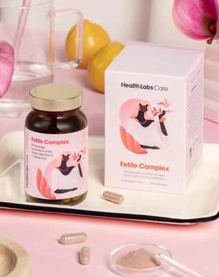 Geležies absorbcijos palaikymo papildas FeMe Complex Health Labs Care 60 kapsulių - 2