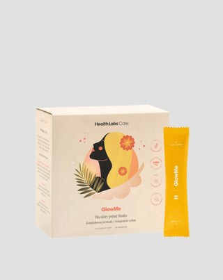 GlowMe geriamasis kolagenas su ananasų-mango skoniu Health Labs Care 30 paketėlių