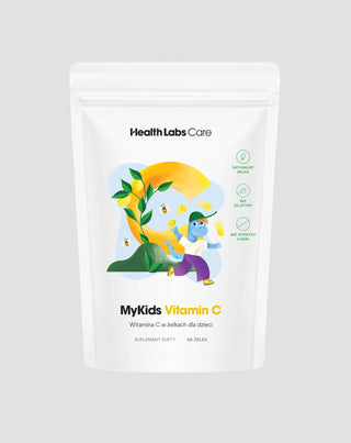 Veganiškos vitamino C želė pupelės vaikams MyKids Vitamin C Health Labs Care 60 vnt. - 1