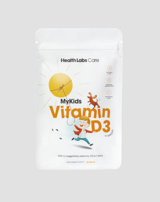 Veganiškas vaikiškas vitaminas D MyKids Vitamin D3 in Health Labs Care želė 60 vnt. - 1