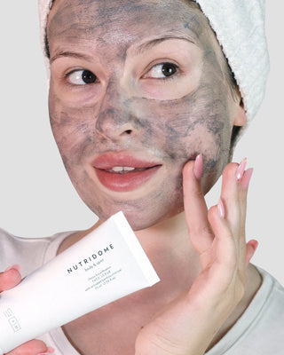 Nutridome detoksikuojantis veido šveitiklis su aktyvuota bambuko medžio anglimi ir baltuoju moliu - 2