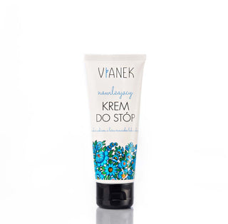 Drėkinamasis pėdų kremas su kiaulpienėmis šiurkščiai ir sausai odai