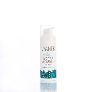 Drėkinamasis veido kremas su kiaulpienių lapų ekstraktu sausai ir jautriai odai