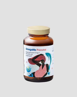 OmegaMe prenatalinės Omega 3 riebalų rūgštys DHR ir EPR iš žuvies su vitaminu D3 Health Labs Care 60 kapsulių - 1