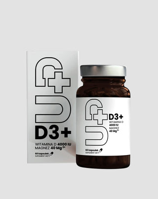 Up D3+ Vitamino D3 papildas kartu su magniu UP Health Pharma 60 kapsulių - 3