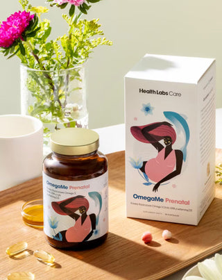 OmegaMe prenatalinės Omega 3 riebalų rūgštys DHR ir EPR iš žuvies su vitaminu D3 Health Labs Care 60 kapsulių - 2