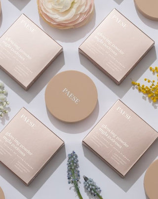 Šviečianti ir švelninanti pudros dulksna aksominiam užbaigimui 13 aukso smėlio spalvos Paese - 3