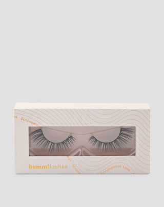 Bamm!lashes daugkartinio naudojimo 2d dirbtinės blakstienos ant juostelės Scrumptious Look - 1