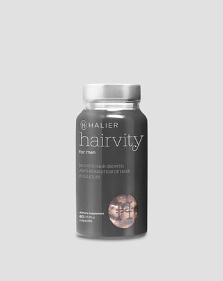 Halier tabletės nuo plaukų slinkimo vyrams Hairvity Men (60 kapsulių) - 1