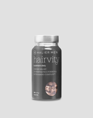 Halier tabletės nuo plaukų slinkimo vyrams Hairvity Men (60 kapsulių)