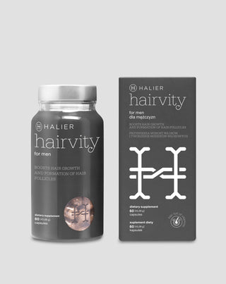 Halier tabletės nuo plaukų slinkimo vyrams Hairvity Men (60 kapsulių) - 5