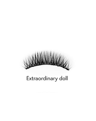 Bamm!lashes daugkartinio naudojimo 2d natūralaus efekto dirbtinės blakstienos ant juostelės Extraordinary Doll - 2