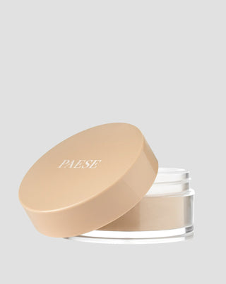 Fiksuojanti ir matinė biri ryžių pudra natūralios spalvos