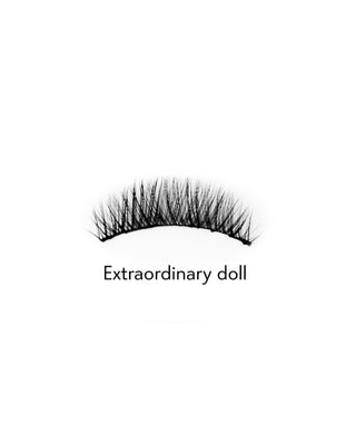 Bamm!lashes daugkartinio naudojimo 2d natūralaus efekto dirbtinės blakstienos ant juostelės Extraordinary Doll - 2