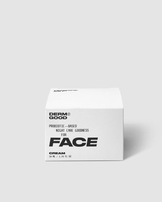 Derm Good veido kremas nakčiai nuo raukšlių 40+ su probiotikais - 3