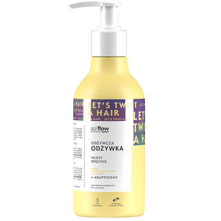 Kondicionierius garbanotiems plaukams su prinokusių melionų kvapu ir alijošiumi so!flow - 1
