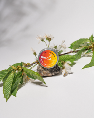 Vaisinis šerbetas sausoms ir suskeldėjusioms lūpoms vyšnių, mangų ir mandarinų Bracia Mydlarze - 3