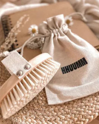 Hhuumm sausas kūno masažo šepetėlis su agavų pluošto juostele Nr. 3 - 2