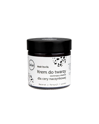 Veido kremas kraujagyslių odai su šaltalankių aliejumi, stiprinančiu kraujagyslių sieneles La-Le - 1