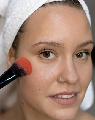 Say Makeup skaistalų arba bronzanto šepetėlis su užapvalintu galiuku Nr.9 - 2