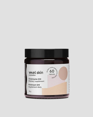 Kofermento Q10 kapsulės sveikai širdies ir kraujagyslių sistemai, gražiai odai ir plaukams Mel Skin 60 vnt. - 1