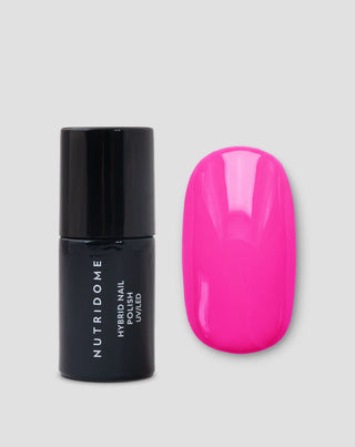 Hibridinis nagų lakas UV/LED Pink Bloom 014 Nutridome - 1