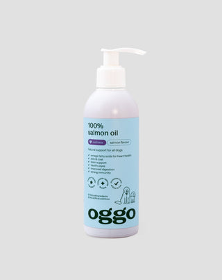 100 % lašišos aliejus - papildomas ėdalas šunims imunitetui ir energijai Oggo 250 ml - 1