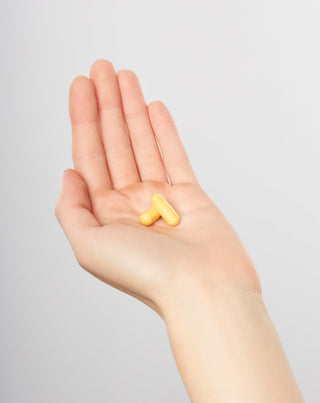 Kofermento Q10 kapsulės sveikai širdies ir kraujagyslių sistemai, gražiai odai ir plaukams Mel Skin 60 vnt. - 2